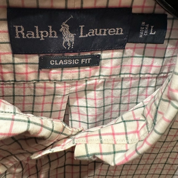 (3) Plaid Polo Ralph Lauren Button Down Sz L & XL - Picture 3 of 13